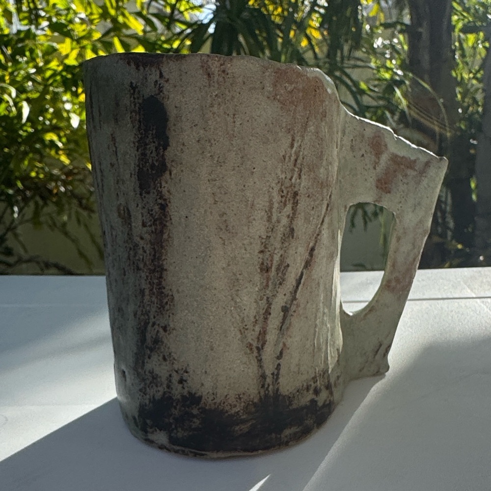 Handmade Rustic, Wabi-Sabi Ceramic Mug,